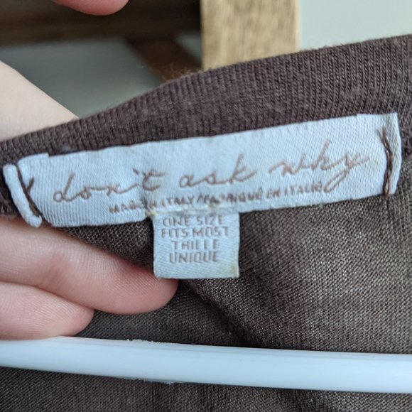 "BABE" AE TeeShirt Supersoft Brown sz S/M - Picture 3 of 4